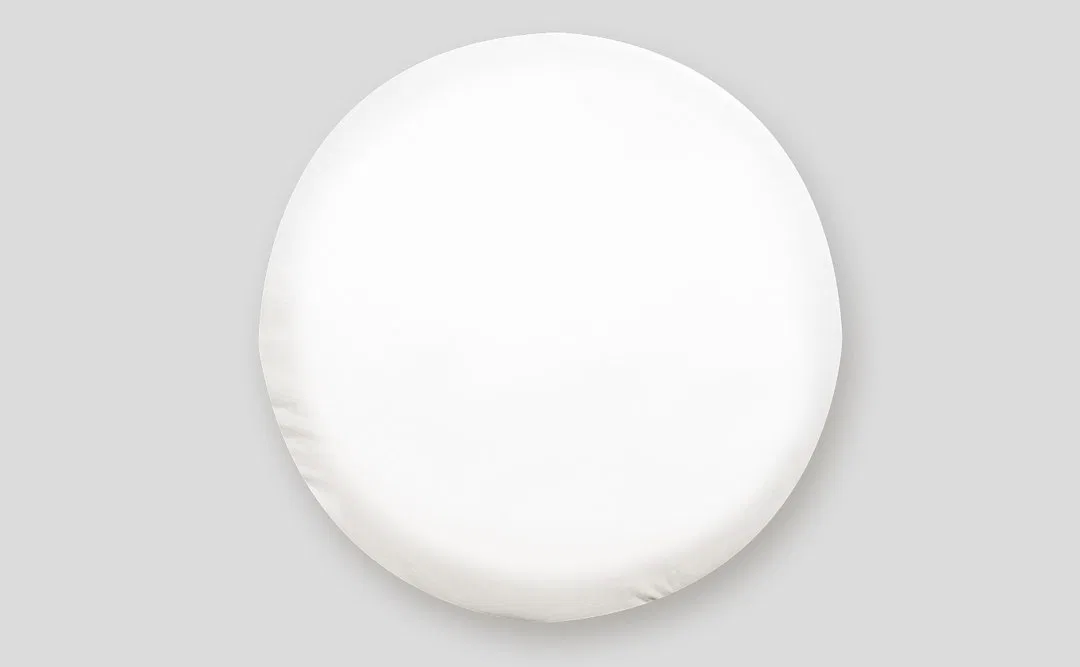 1756 – ADCO Spare Tire Cover, Fits 28 Inch Diameter Tires Plain Polar White Vinyl With Hollow Bead Welt Cord And Elas...